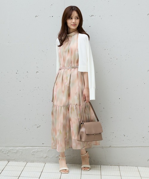 Andemiu（アンデミュウ）の「マーブルプリントワンピース576426（ワンピース・レディース・ブラウン/ブルー・FREE）」の16枚目の写真