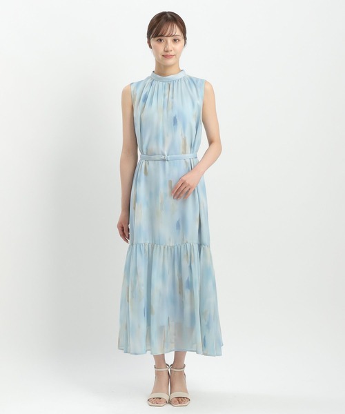 Andemiu（アンデミュウ）の「マーブルプリントワンピース576426（ワンピース・レディース・ブラウン/ブルー・FREE）」の12枚目の写真