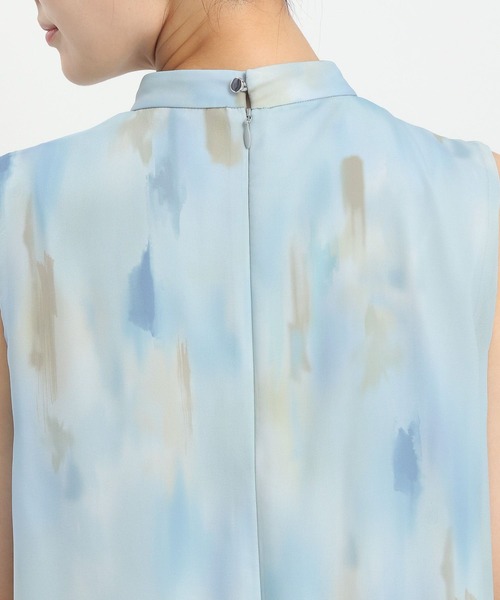 Andemiu（アンデミュウ）の「マーブルプリントワンピース576426（ワンピース・レディース・ブラウン/ブルー・FREE）」の8枚目の写真