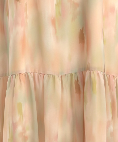 Andemiu（アンデミュウ）の「マーブルプリントワンピース576426（ワンピース・レディース・ブラウン/ブルー・FREE）」の3枚目の写真