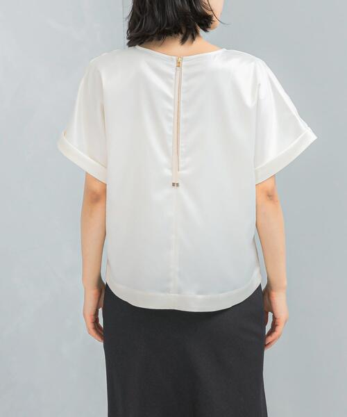 URBAN RESEARCH ROSSO WOMEN(アーバンリサーチ ロッソ)の「『WEB/一部店舗限定』ウォッシャブルポケットデザインシャツブラウス(シャツ/ブラウス・レディース・ライトブラウン/オフホワイト/イエロー系その他・FREE)」の12枚目の写真