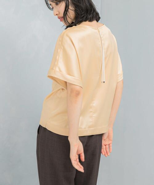 URBAN RESEARCH ROSSO WOMEN(アーバンリサーチ ロッソ)の「『WEB/一部店舗限定』ウォッシャブルポケットデザインシャツブラウス(シャツ/ブラウス・レディース・ライトブラウン/オフホワイト/イエロー系その他・FREE)」の21枚目の写真