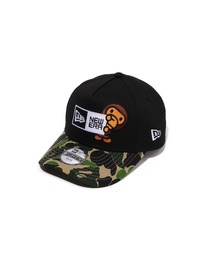 A BATHING APE(AxCVOGCv)BABY MILO NEW ERA 9FORTY CAP(Lbv)