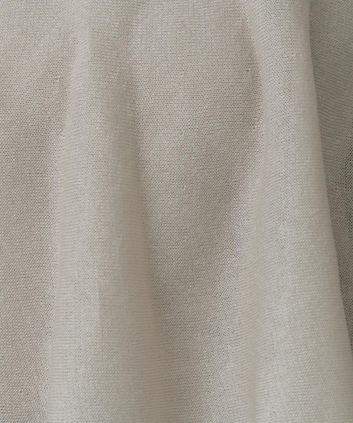 A part by（アパートバイ）の「フリルニット_5分袖（ニット/セーター・レディース・ブラック/オフホワイト/ライトグレー・FREE）」の10枚目の写真