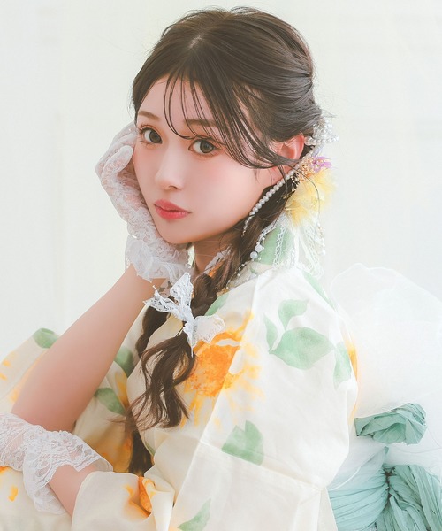 浴衣　フルセット　ヘアアクセサリー付き セール】浴衣 ヘアアクセサリー レディース 浴衣小物 髪飾り