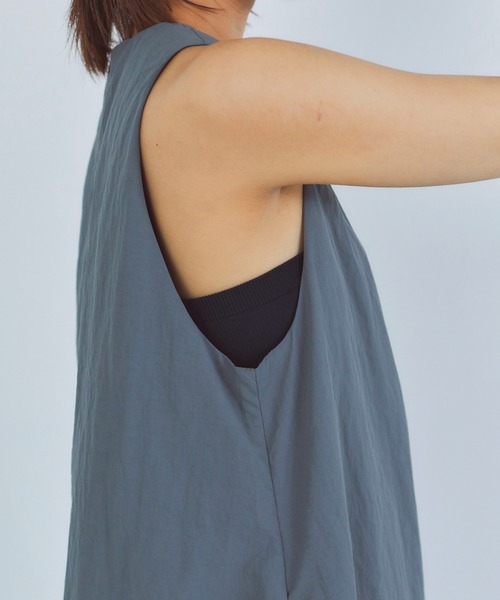 LIENCOEUR（リアンクール）の「リネアバイカラーコクーンワンピース（ワンピース・レディース・ネイビー/グレー・FREE）」の14枚目の写真
