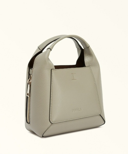 FURLA（フルラ）の「フルラ ジルダ ミニ ハンドバッグ（ショルダーバッグ・レディース・グレイッシュベージュ/ブラウン・ONE SIZE）」の7枚目の写真