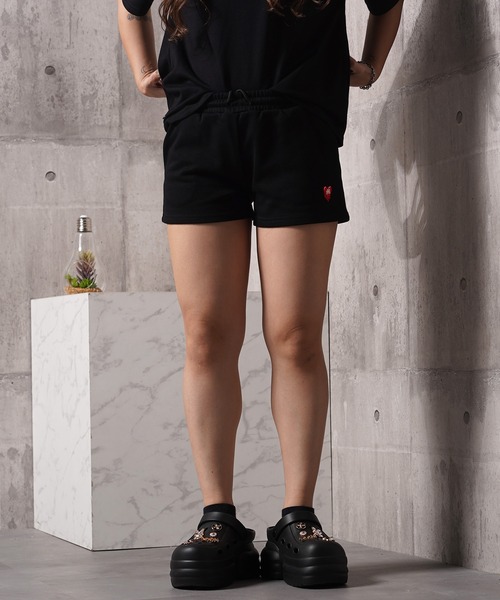 #MEMORY(メモリー)の「【MEMORY】ドリップハート スウェットショーツ / Drip Heart Sweat Shorts / 【セットアップ 可能】(その他パンツ・メンズ・ホワイト系1/ブラック系2/ブラック系1・FREE/M/L/XL)」の19枚目の写真