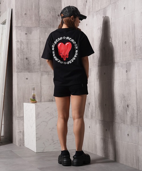 #MEMORY(メモリー)の「【MEMORY】ドリップハート スウェットショーツ / Drip Heart Sweat Shorts / 【セットアップ 可能】(その他パンツ・メンズ・ホワイト系1/ブラック系2/ブラック系1・FREE/M/L/XL)」の18枚目の写真