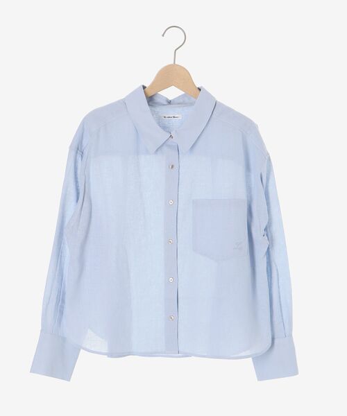 le.coeur blanc（ルクールブラン）の「コットン麻コンパクトシャツ（シャツ/ブラウス・レディース・サックスブルー/ダークブラウン/ホワイト系その他/ピンク系その他2・38）」の19枚目の写真