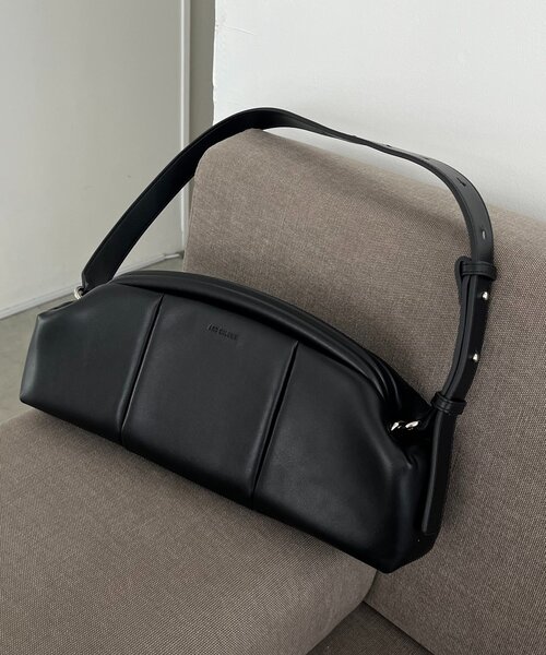 ADD CULUMN（アドカラム）の「〈ADD CULUMN/アドカラム〉PUFF CLASP CLUTCHバッグ（ショルダーバッグ・レディース・ブラウン/ブラック・FREE）」の4枚目の写真