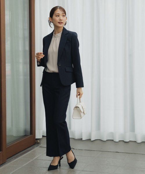 Petitjo（プッチージョ）の「小さいサイズ　袖ボリュームギャザーブラウス　低身長さん・小柄女性（シャツ/ブラウス・レディース・グレイッシュベージュ/ホワイト・PL/PM/PS/PSS）」の11枚目の写真