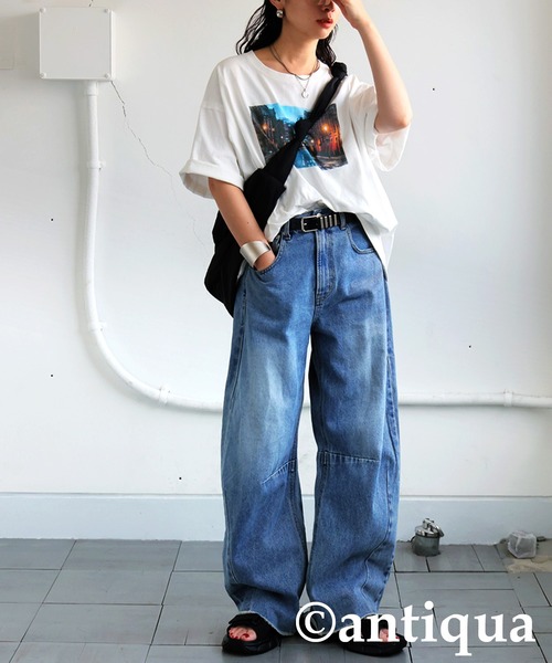 antiqua（アンティカ）の「厚底ベルクロサンダル（サンダル・レディース・ブラック・25cm/24cm/23cm）」の22枚目の写真