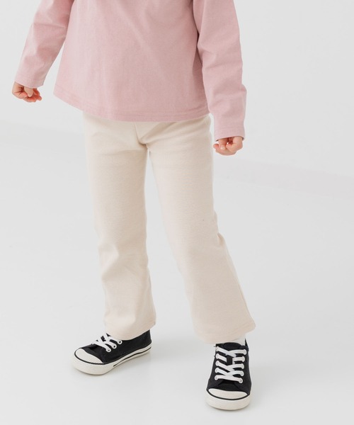 chil2(チルツー)の「ハイパーストレッチ フレアパンツ(その他パンツ・キッズ・チャコールグレー/ラベンダー/ワインレッド/クリーム/ミント/ピンク/グレー/ネイビー/ブラック/ライトブルー・90cm/110cm/130cm/140cm/150cm/100cm/120cm)」の5枚目の写真