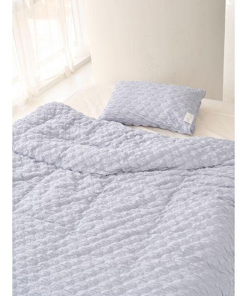 【sleep】ホイップギャザー2点セット　セミダブル　ジェラートピケ Amazon.co.jp: [ジェラート ピケ] 寝具 sleep ホイップギャザー3