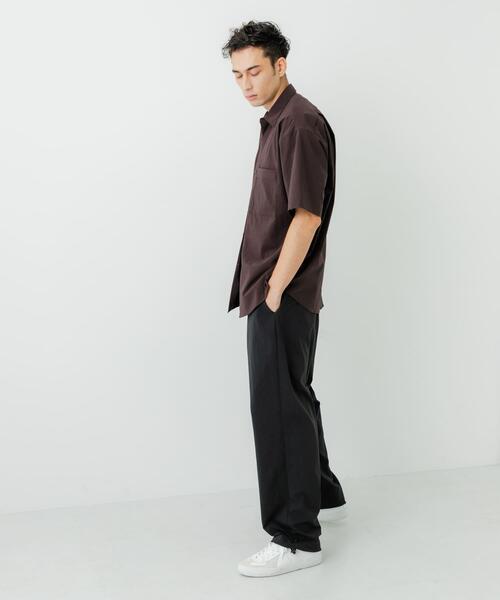 URBAN RESEARCH（アーバンリサーチ）の「NYLON DRY STRETCH SHIRTS（シャツ/ブラウス・メンズ・バーガンディー/ブラック・MEDIUM/LARGE）」の11枚目の写真