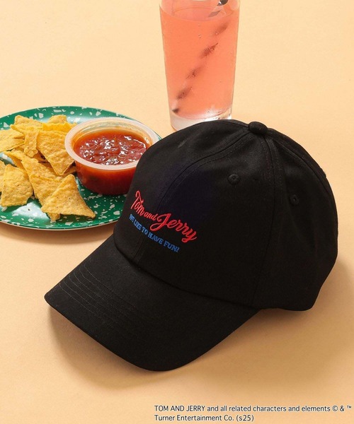 GLOBAL WORK（グローバルワーク）の「TOM and JERRY/CAP/576617（キャップ・キッズ・ブラック/オフホワイト・56cm/54cm）」の8枚目の写真