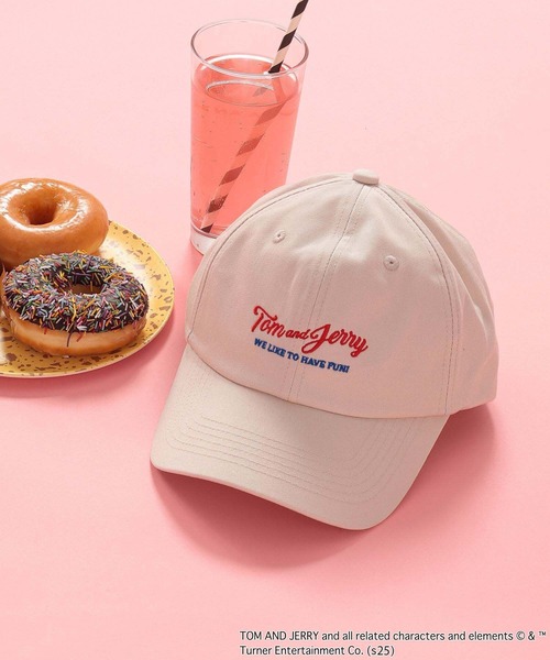 GLOBAL WORK（グローバルワーク）の「TOM and JERRY/CAP/576617（キャップ・キッズ・ブラック/オフホワイト・56cm/54cm）」の4枚目の写真
