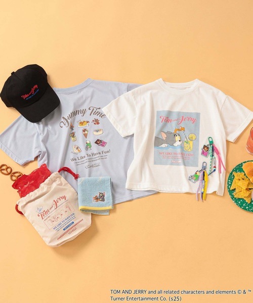 GLOBAL WORK（グローバルワーク）の「TOM and JERRY/CAP/576617（キャップ・キッズ・ブラック/オフホワイト・56cm/54cm）」の10枚目の写真