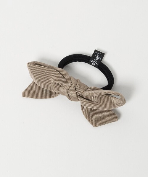 Jennifer Ouellette（ジュエファーオウレット）の「＜Jennifer Ouellette＞BOW ポニー（ヘアゴム・レディース・ベージュ/ケリーグリーン/ブラック・FREE）」の5枚目の写真