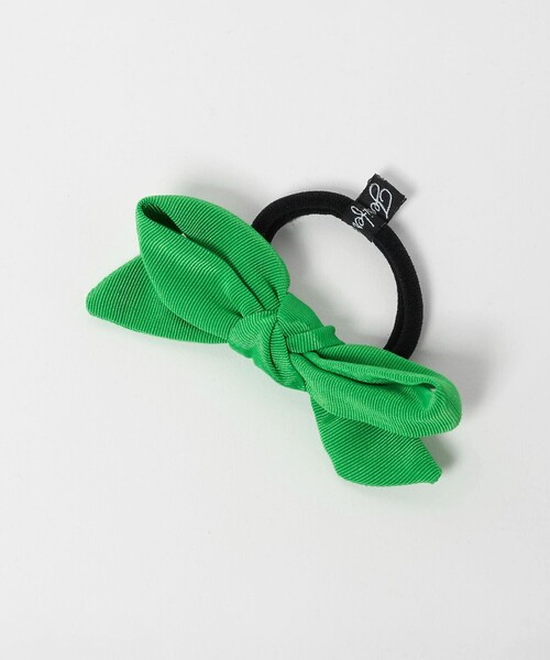 Jennifer Ouellette（ジュエファーオウレット）の「＜Jennifer Ouellette＞BOW ポニー（ヘアゴム・レディース・ベージュ/ケリーグリーン/ブラック・FREE）」の7枚目の写真