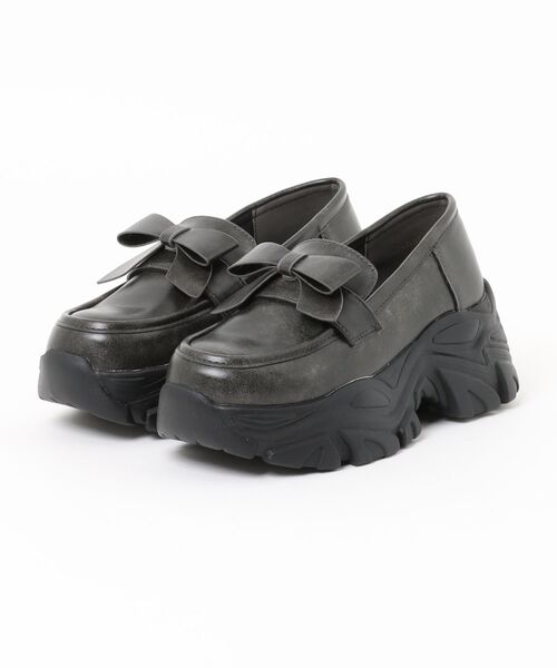 grandfleur(グランドフルール)の「【grandfleur】レディースカジュアルローファー(ローファー・レディース・ダークグレー/ダークブラウン・LL/L/M/S)」の1枚目の写真