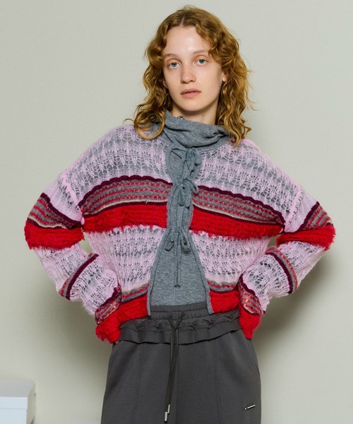 PRE-ORDER】2way Ribbon Cardigan/2WAYリボンカーディガン