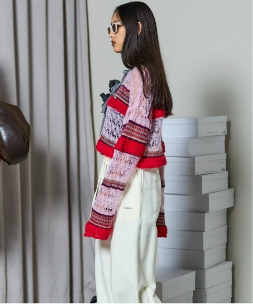 MAISON SPECIALカーディガン 02 Double Color Layered Knit Cardigan/ダブルカラーレイヤード