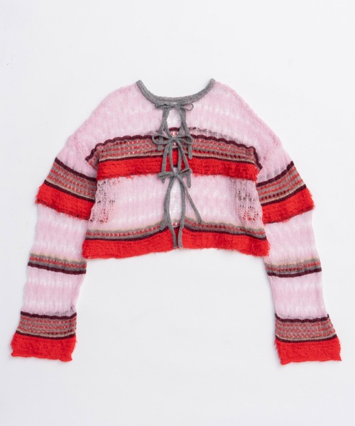 PRE-ORDER】2way Ribbon Cardigan/2WAYリボンカーディガン