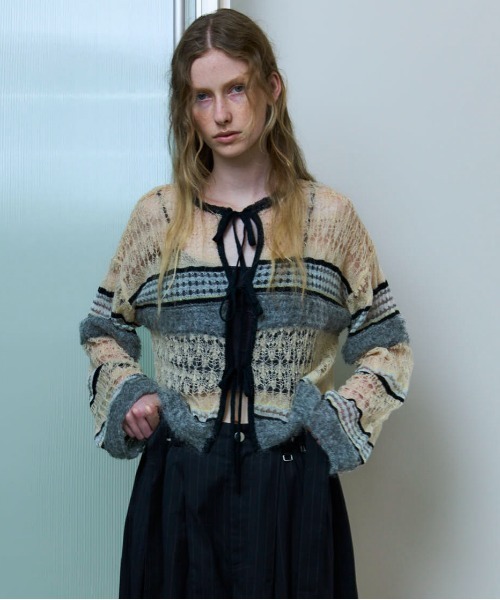 MAISON SPECIAL カーディガン 02 2way Ribbon Cardigan/2WAYリボンカーディガン（カーディガン/ボレロ