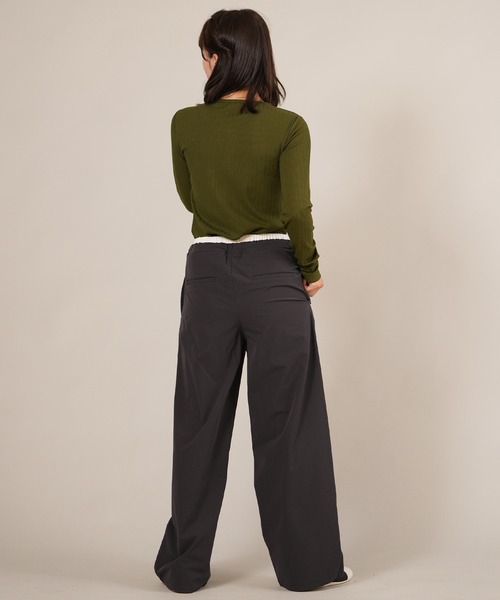 ムラサキスポーツ(ムラサキスポーツ)の「RIKKA FEMME/リッカファム イージーパンツ 速乾 UVカット RF25FW11(その他パンツ・レディース・ブラック/グレー・FREE)」の20枚目の写真