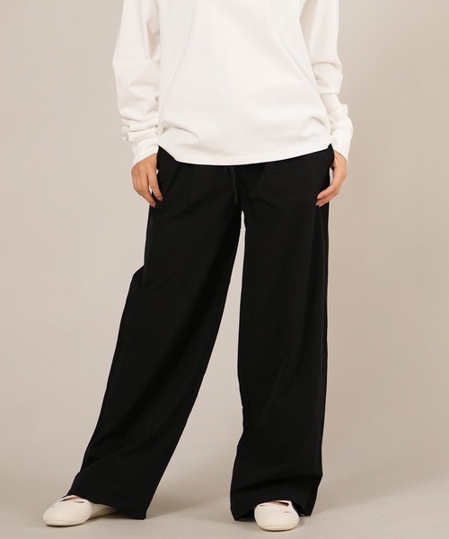 ムラサキスポーツ(ムラサキスポーツ)の「RIKKA FEMME/リッカファム イージーパンツ 速乾 UVカット RF25FW11(その他パンツ・レディース・ブラック/グレー・FREE)」の6枚目の写真