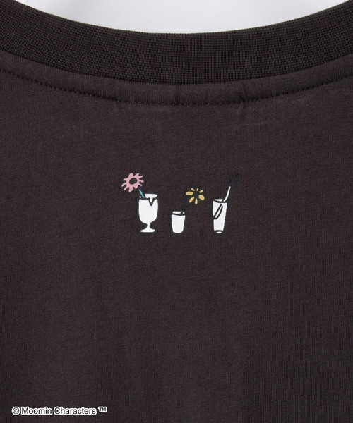 Honeys（ハニーズ）の「ムーミン／長袖Ｔシャツ（Tシャツ/カットソー・レディース・ピンク/ホワイト×レッド/ブラウン系その他/グレー系その他/スミクロ/オートミール・S/M/LL/L）」の14枚目の写真