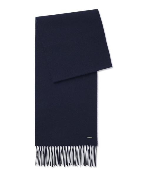 【新品・未使用】HUGO BOSS ヒューゴボス カシミヤ マフラー 青 ブルー HUGO BOSS（ヒューゴ・ボス） 【1円ラッピング】ヒューゴボス マフラー