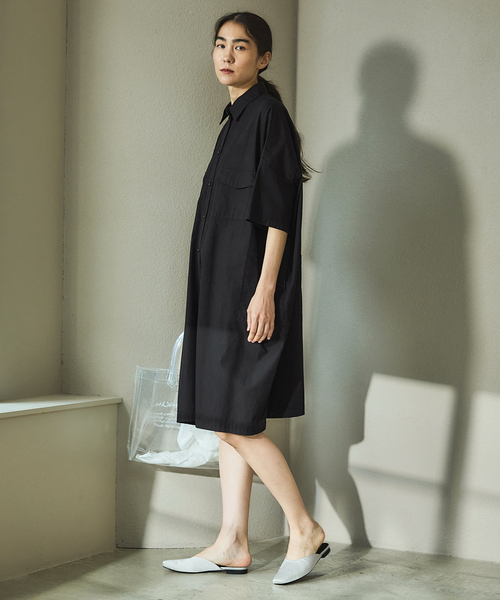 IENA（イエナ）の「《WEB限定/追加》C.ブロードショートオールインワン（つなぎ/オールインワン・レディース・ブラック・38/36）」の12枚目の写真