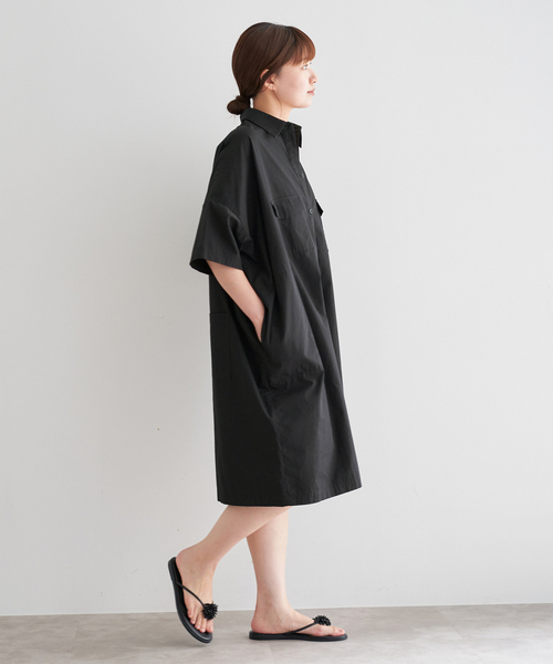 IENA（イエナ）の「《WEB限定/追加》C.ブロードショートオールインワン（つなぎ/オールインワン・レディース・ブラック・38/36）」の13枚目の写真