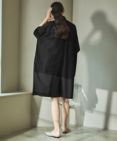 IENA（イエナ）の「《WEB限定/追加》C.ブロードショートオールインワン（つなぎ/オールインワン・レディース・ブラック・38/36）」の21枚目の写真