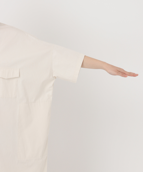 IENA（イエナ）の「《WEB限定/追加》C.ブロードショートオールインワン（つなぎ/オールインワン・レディース・ブラック・38/36）」の3枚目の写真