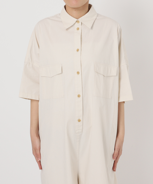 IENA（イエナ）の「《WEB限定/追加》C.ブロードショートオールインワン（つなぎ/オールインワン・レディース・ブラック・38/36）」の9枚目の写真