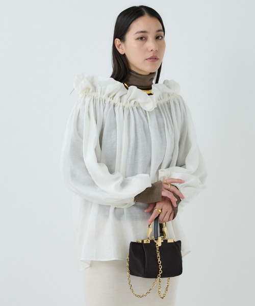 k*o様 Chaos オラパブラウス　ベージュ　新品未使用品　カオス Chaos（カオス）の「Chaos(カオス)/【新色登場！】オラパブラウス