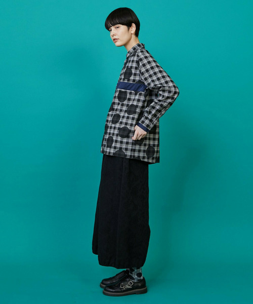 FRAPBOIS（フラボア）の「チェックオンドット シャツ（シャツ/ブラウス