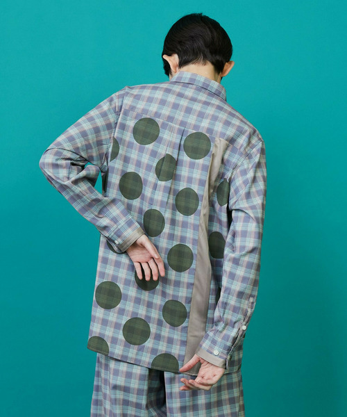 FRAPBOIS（フラボア）の「チェックオンドット シャツ（シャツ/ブラウス