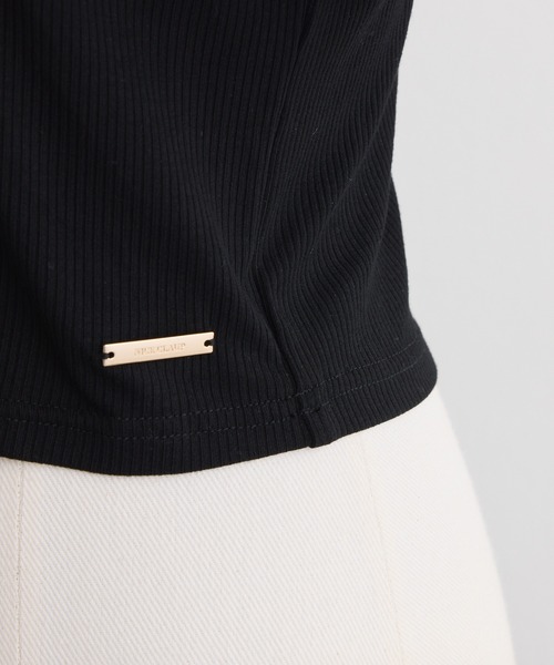 レイヤードチェックトップス