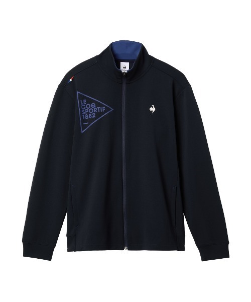 le coq sportif（ルコックスポルティフ）の「【ルコックスポルティフ】吸汗/ストレッチ/UVカットEssentialジャージジャケット（ジャージ・メンズ・ブルー/ネイビー/ブラック・XL/L/M）」の2枚目の写真