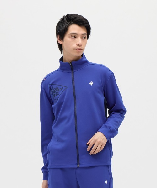 le coq sportif(ルコックスポルティフ)の「【ルコックスポルティフ】吸汗/ストレッチ/UVカットEssentialジャージジャケット(ジャージ・メンズ・ブルー/ネイビー/ブラック・XL/L/M/S/XXL)」の5枚目の写真