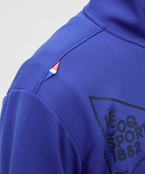 le coq sportif(ルコックスポルティフ)の「【ルコックスポルティフ】吸汗/ストレッチ/UVカットEssentialジャージジャケット(ジャージ・メンズ・ブルー/ネイビー/ブラック・XL/L/M/S/XXL)」の12枚目の写真