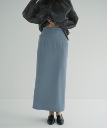 CLANE | HIGH WAIST STRAIGHT SATIN SKIRT(スカート)