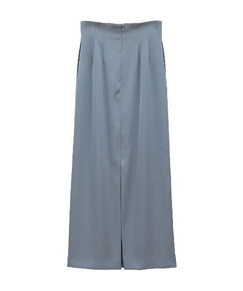 HIGH WAIST STRAIGHT SATIN SKIRT（スカート）｜CLANE（クラネ