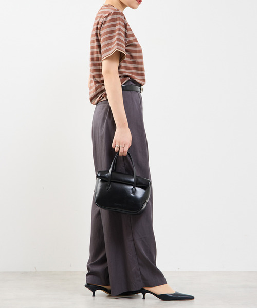 SOFFITTO(ソフィット)の「接触冷感タックリラックスパンツ(その他パンツ・レディース・チャコールグレー/ブラウン・S/M)」の14枚目の写真