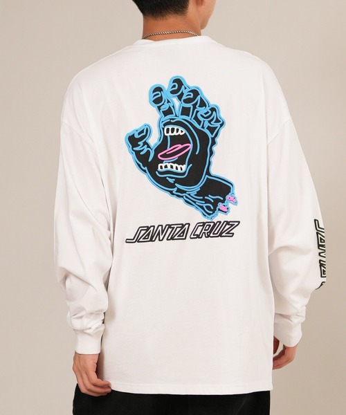 束*郎様 90's-00's SANTA CRUZ Tシャツ サンタクルーズ N セール】【限定】SANTACRUZ/サンタクルーズ 長袖Tシャツ/ロンT バック